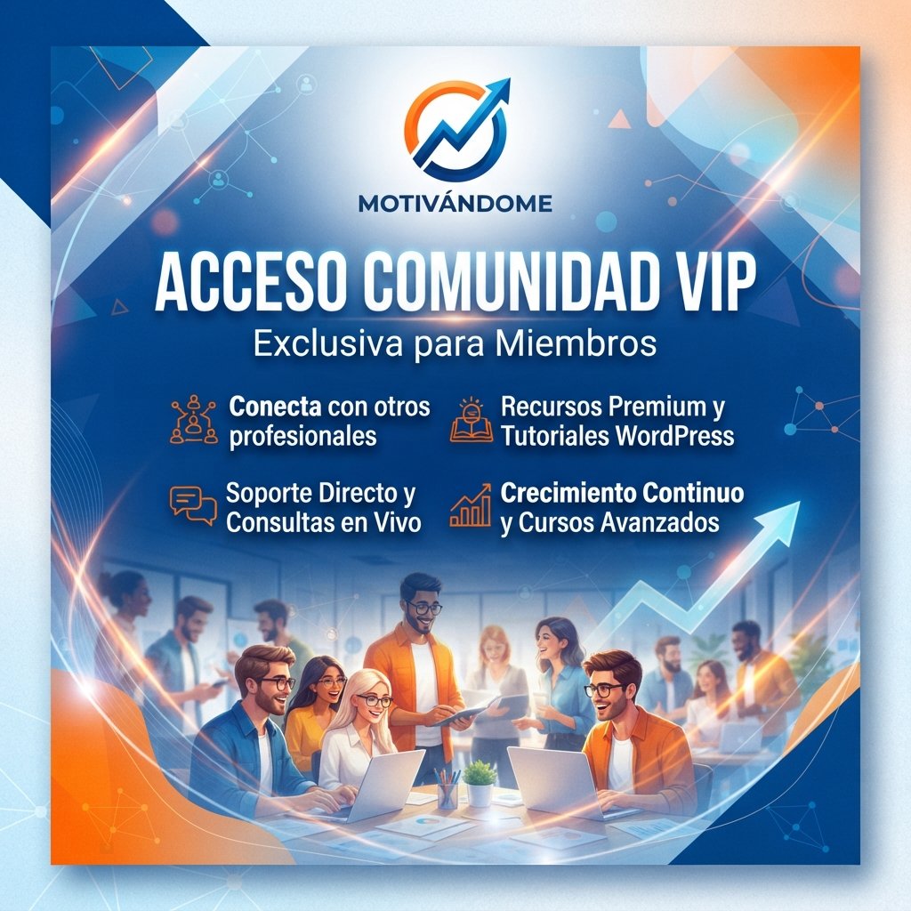 Acceso Comunidad VIP Motivándome.