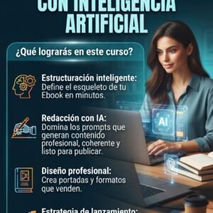 Curso para Crear Ebooks Digitales con IA.- ¡Convierte tu conocimiento en ingresos recurrentes!