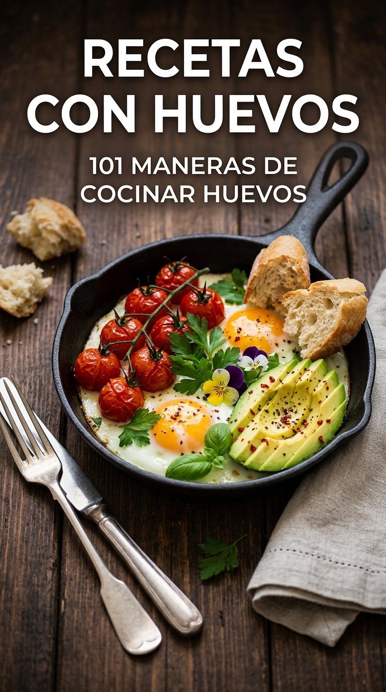EL ARTE DE COCINAR HUEVOS.- 101 Recetas Fáciles, Rápidas y Gourmet. Ebook Digital