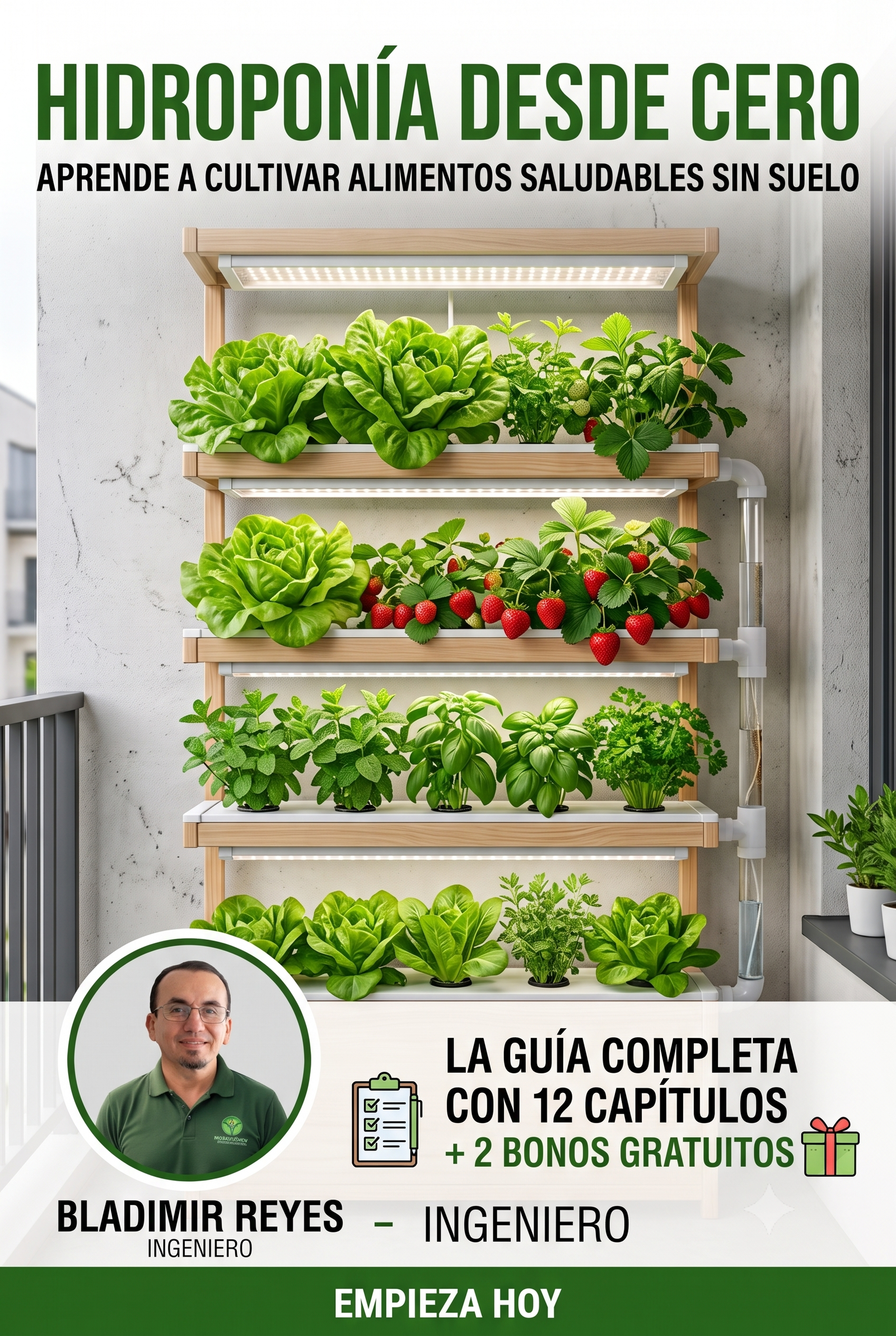IA DEL AGRO: HIDROPONÍA DESDE CERO. Cultiva sin Suelo con Inteligencia Artificial - Guía de Agricultura Urbana - Ebook - Image 2