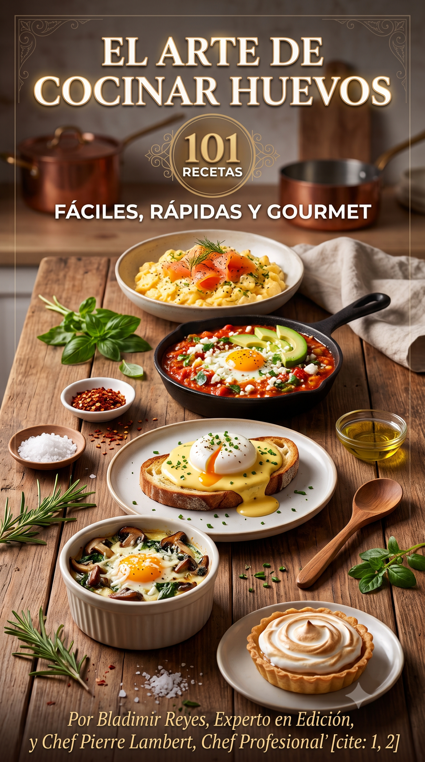 EL ARTE DE COCINAR HUEVOS.- 101 Recetas Fáciles, Rápidas y Gourmet. Ebook Digital - Image 3