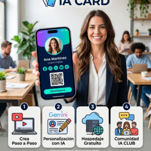 IA CARD CREA TARJETAS DE PRESENTACION DIGITAL CON IA EN MINUTOS - Curso para Emprendedores