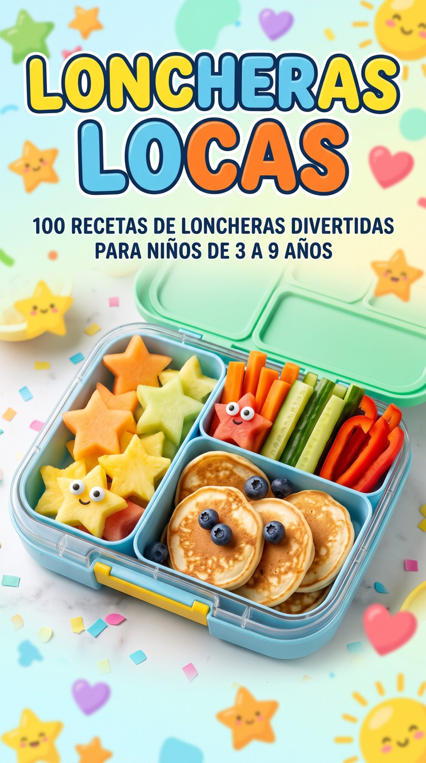 RECETARIO DE LONCHERAS DIVERTIDAS PARA NIÑOS DE 3 A 9 AÑOS. LOCHERAS LOCAS