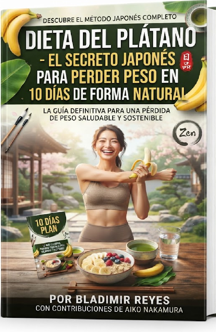 SECRETO JAPONÉS PARA PERDER PESO EN 10 DIAS. Dieta del Plátano. Guía Digital