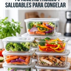 + 70 RECETAS FÁCILES Y SALUDABLES PARA CONGELAR.  FREEZER FIT