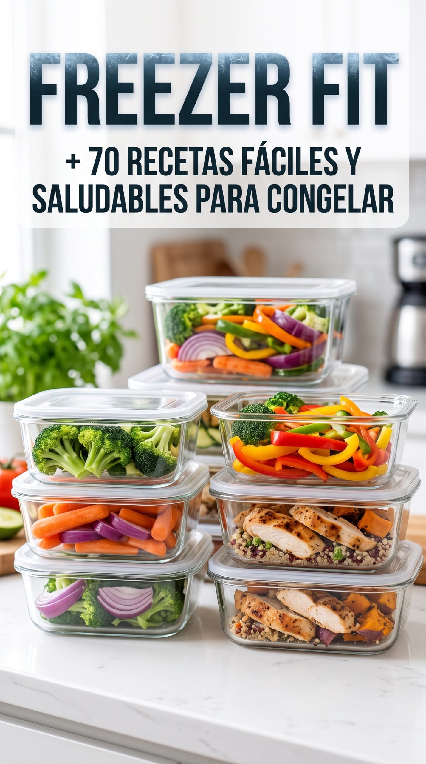 + 70 RECETAS FÁCILES Y SALUDABLES PARA CONGELAR. FREEZER FIT