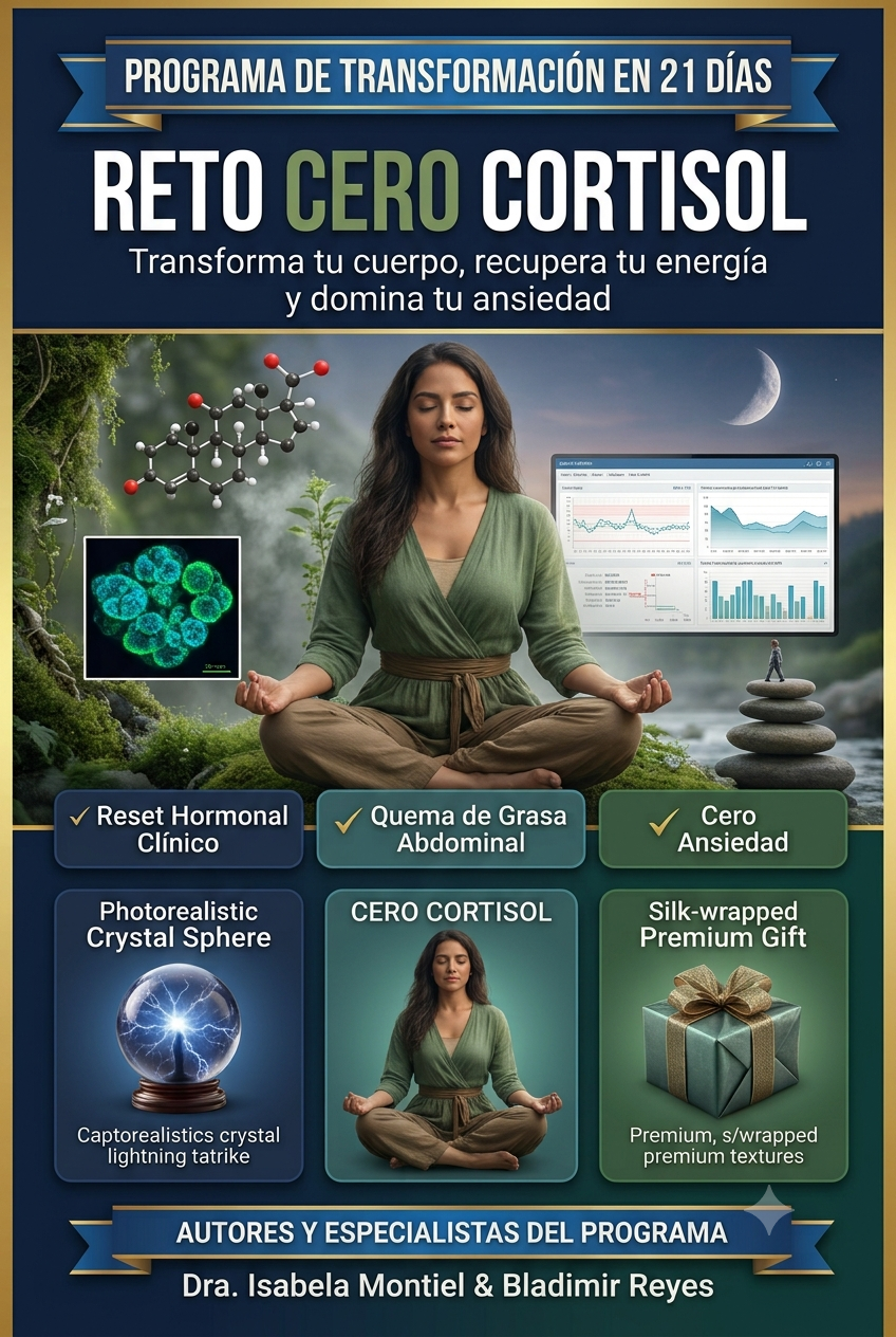 RETO CERO CORTISOL.- Transforma tu cuerpo, recupera tu energía y domina tu ansiedad - Ebook - Image 2