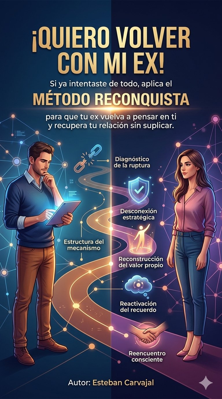 METODO RECONQUISTA. Quiero volver con mi Ex: Método en 5 Fases para Recuperar tu Relación - Ebook - Image 3