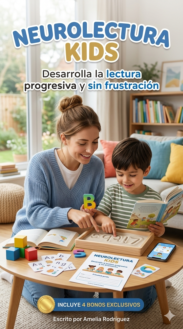 NEUROLECTURA KIDS.- Cómo Enseñar a Leer sin Frustración: Método Neuro lectura para Niños - Ebook