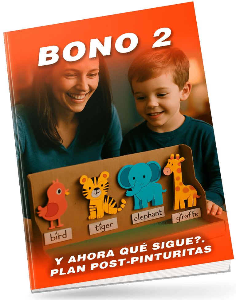 PEQUEÑOS ARTISTAS BILINGUES.- PINTURITAS: Diviértete coloreando mientras aprendes los nombres de los animales en inglés - Image 4