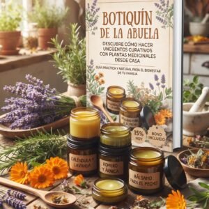 GUÍA PARA ELABORAR UNGÜENTOS CURATIVOS CON PLANTAS MEDICINALES. El Botiquín de la Abuela